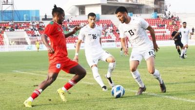 বাংলাদেশ ও আফগানিস্তান ফুটবল ম্যাচ ড্র