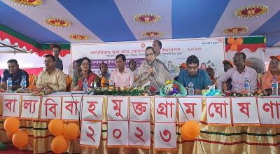 বাগেরহাটে ২২ গ্রাম বাল্য বিবাহমুক্ত ঘোষিত