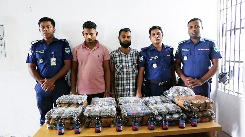 ঝিনাইদহে মাদকসহ আটক ২