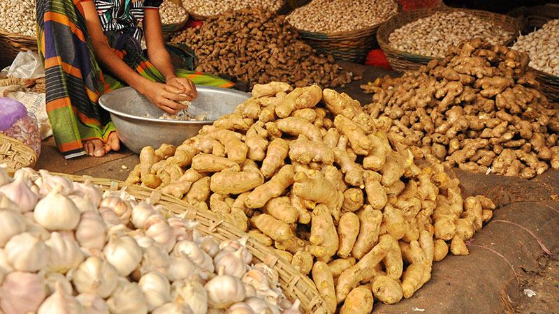 ভোমরা স্থলবন্দরে আদা আমদানিতে উল্লম্ফন