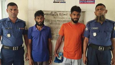 সুগন্ধা নদীতে ইলিশ ধরায় এক বছর করে কারাদণ্ড দুই জেলের