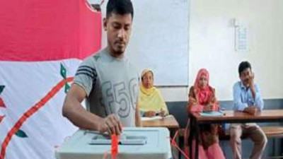 ব্রাহ্মণবাড়িয়া-২ আসনের উপনির্বাচনের ভোটগ্রহণ চলছে