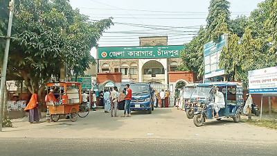 ধারণক্ষমতার দ্বিগুণ বন্দি চাঁদপুর কারাগারে