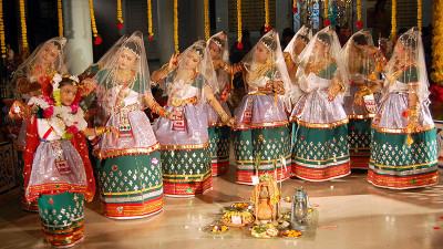 কমলগঞ্জে মণিপুরিদের রাসলীলা