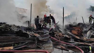 খাগড়াছড়িতে আগুনে কোটি টাকার ক্ষতি