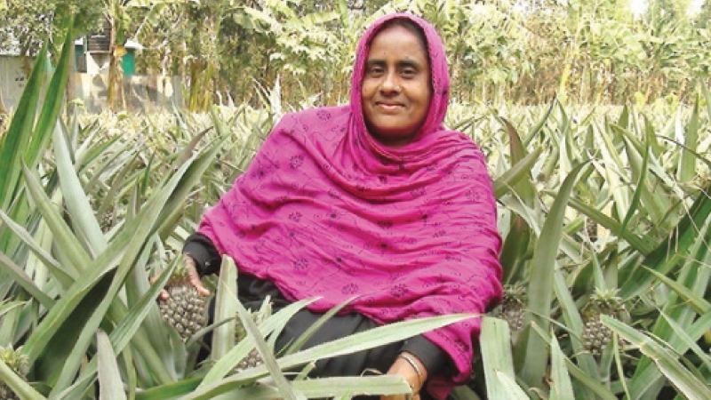 ক্ষুদ্র বিনিয়োগে বড় হচ্ছে লাভলীর ফলের বাগান