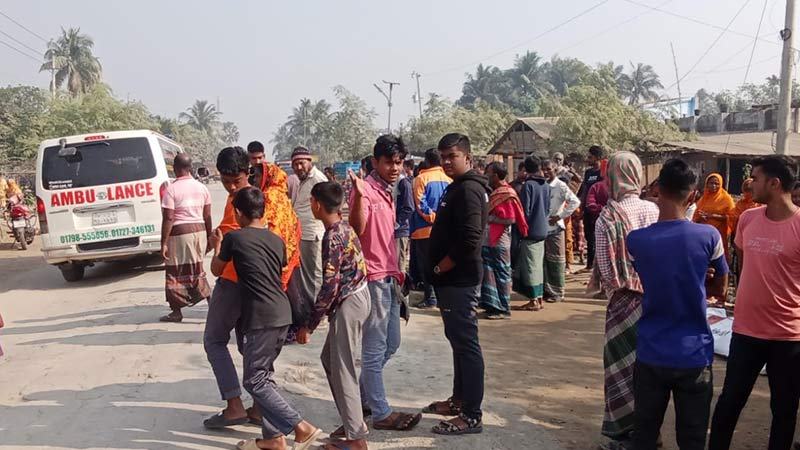 গাংনীতে বাসের ধাক্কায় মোটরসাইকেল আরোহী নিহত