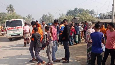 গাংনীতে বাসের ধাক্কায় মোটরসাইকেল আরোহী নিহত
