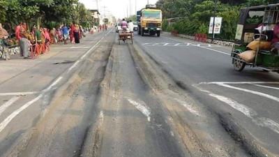যশোরে ৩০ কিলোমিটার সড়কে রাটিং