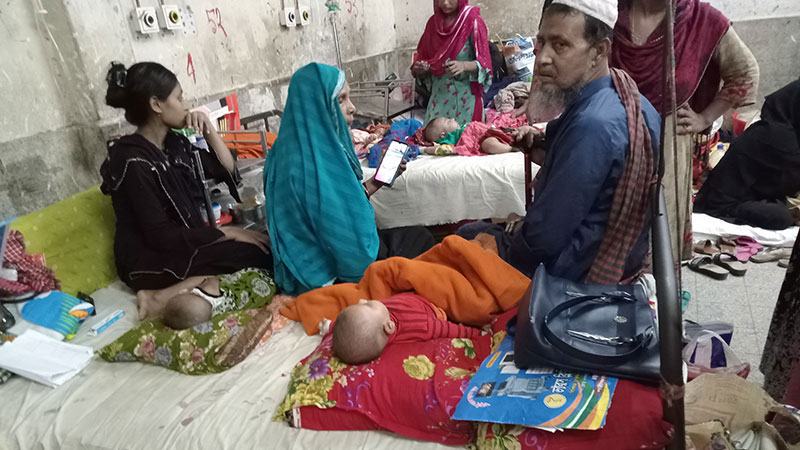 বরিশালে শীতজনিত রোগে আক্রান্ত হচ্ছে শিশুরা
