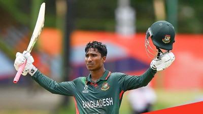 যুক্তরাষ্ট্রকে ১২১ রানে হারিয়ে সুপার সিক্সে বাংলাদেশ