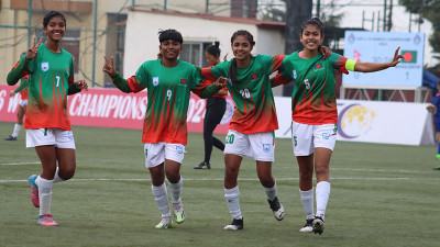 নেপালকে হারিয়ে শুভসূচনা বাংলাদেশের মেয়েদের