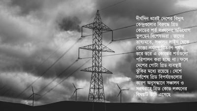 বিদ্যুৎ খাতের বড় চ্যালেঞ্জ গ্রিড কোড মেনে সরবরাহ