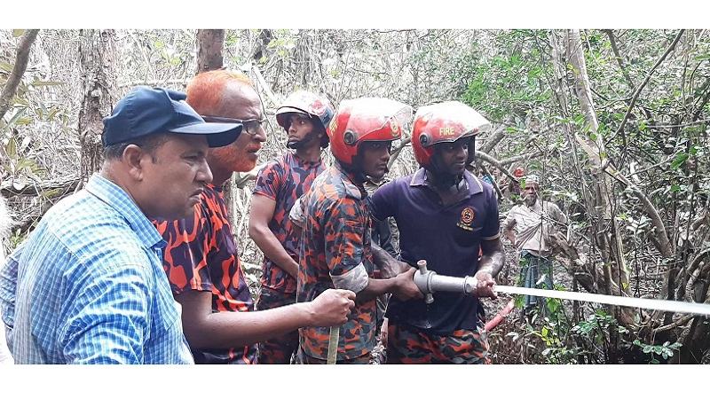 তৃতীয় দিনে নিয়ন্ত্রণে এল সুন্দরবনের আগুন