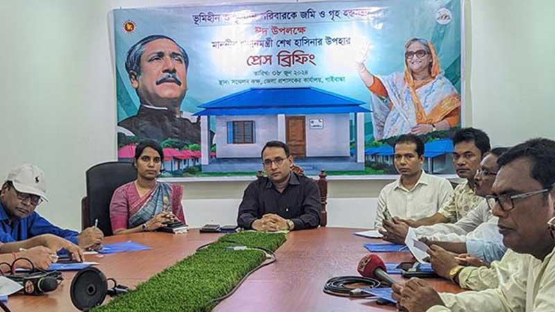 ভূমি ও গৃহহীনমুক্ত হচ্ছে গাইবান্ধা