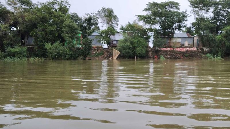 সিলেটে সুরমা ও কুশিয়ারা নদীর পানি বিপৎসীমার ওপরে