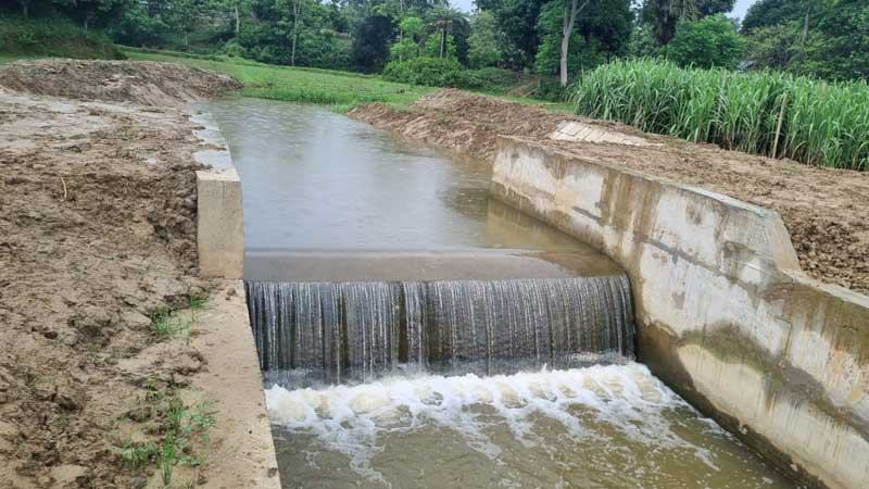 রাঙ্গামাটির পাঁচ গ্রামে নিরসন হবে সেচ সংকট