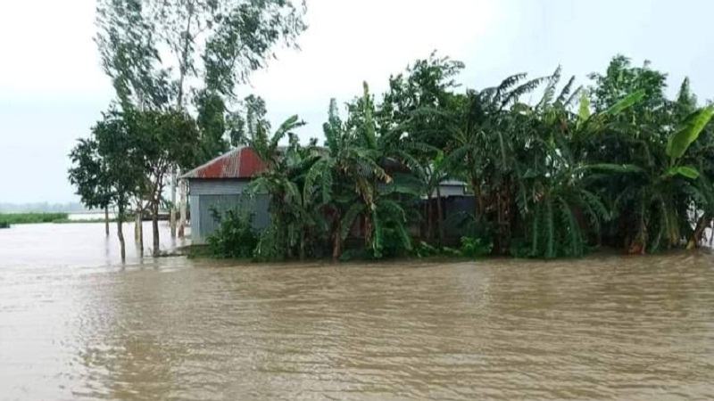 গাইবান্ধায় শতাধিক গ্রাম প্লাবিত
