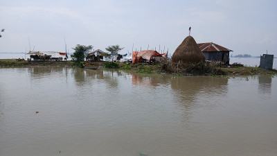 কুড়িগ্রামে আবারো বন্যা পরিস্থিতির অবনতি