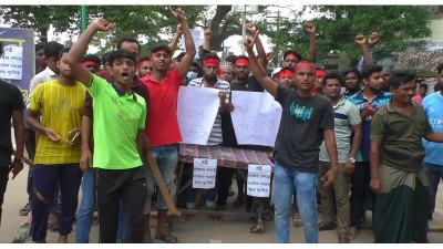 চুয়াডাঙ্গায় আন্দোলনকারীদের বিক্ষোভ, হামলার অভিযোগ