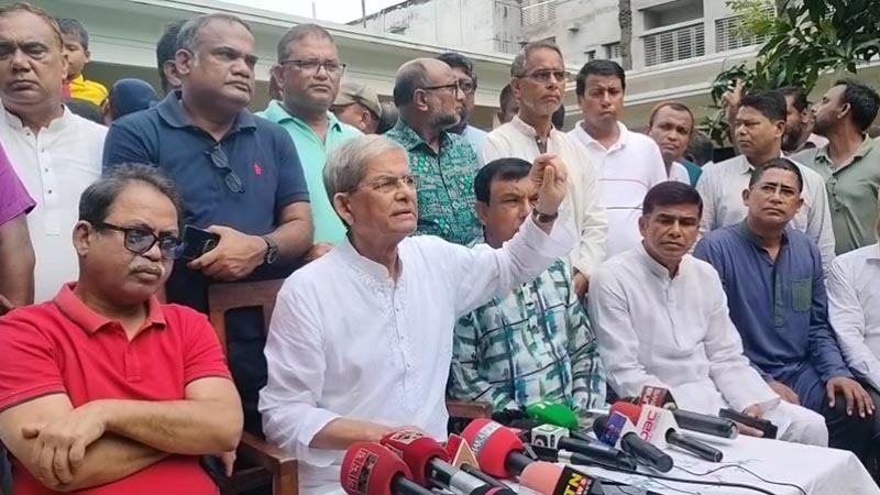 ছাত্র-জনতার ত্যাগকে ম্লান করতে সংখ্যালঘু নির্যাতনের অপপ্রচার— মির্জা ফখরুল