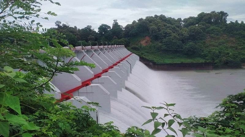 ৬ ইঞ্চি খুলে দেয়া হয়েছে কাপ্তাই বাঁধের ১৬টি জলকপাট