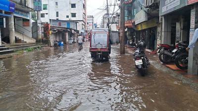 ভারি বর্ষণে বাগেরহাটের নিম্নাঞ্চল প্লাবিত