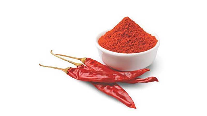 হিলিতে কমেছে শুকনা মরিচের দাম