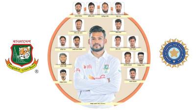 ভারতে টেস্ট অভিযানে ওরা ‘১৬’