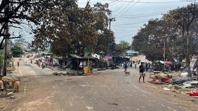 দ্বিতীয় দিনও শান্তিপূর্ণভাবে অবরোধ পালিত হচ্ছে খাগড়াছড়িতে