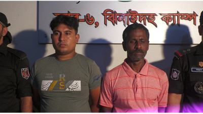 শৈলকুপায় অস্ত্র ও গুলিসহ ২ জন আটক