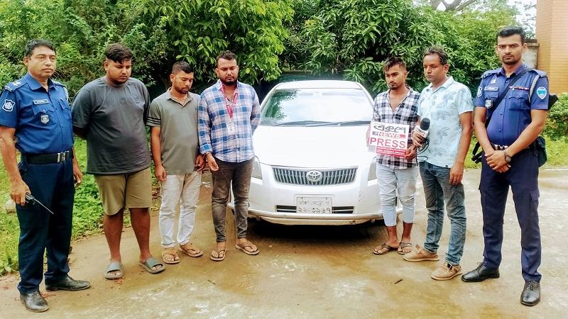 ব্রাহ্মণবাড়িয়ায় ৫ ভুয়া সাংবাদিক আটক