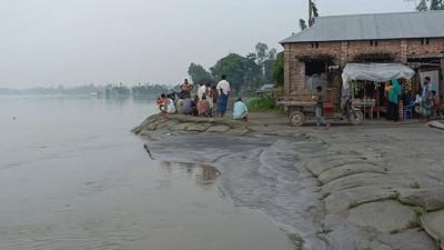 কুড়িগ্রামে নামছে পানি, কৃষকদের কপালে চিন্তার ভাঁজ