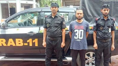 ত্বকি  হত্যা মামলার আরেক আসামি গ্রেফতার