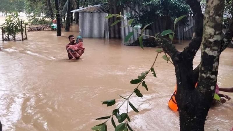 শেরপুর ও ময়মনসিংহে পানিবন্দি লাখো মানুষ