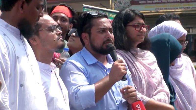 নির্বাচনের ভাগ নয়, চাই দেশ পুনর্গঠন: নাহিদ ইসলাম