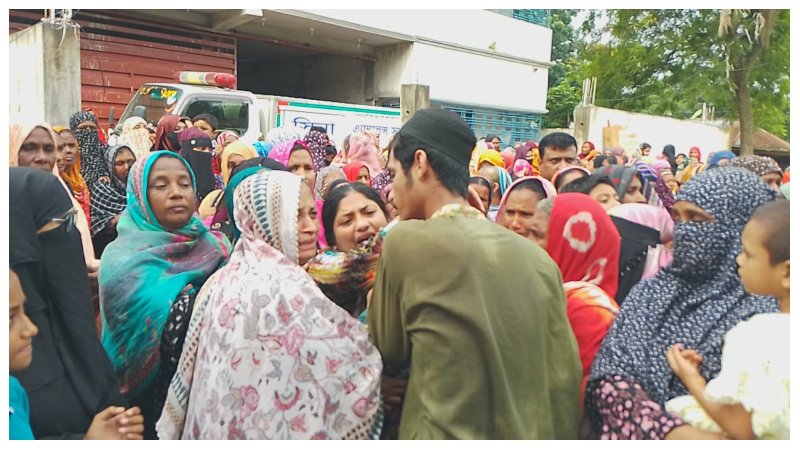 নিহত রজনীর দাফন সম্পন্ন (1)