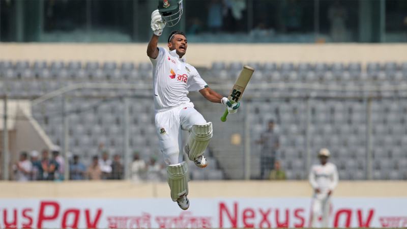 নাজমুলের নবম সেঞ্চুরি, বাংলাদেশের আড়াইশ পার