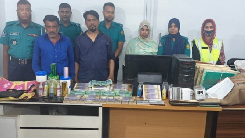 ২০ লাখ টাকার জাল নোট ও নোট তৈরির সরঞ্জাম উদ্ধারসহ ৩ জন গ্রেফতার