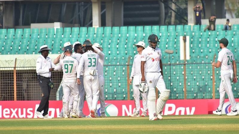 ইনিংস ও ২৭৩ রানের বিশাল ব্যবধানে হারল বাংলাদেশ