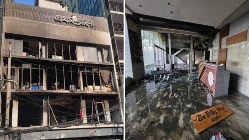 প্রথম আলো-ডেইলি স্টারে হামলা ও অগ্নিসংযোগের ঘটনায় আরো ৯ জন গ্রেফতার