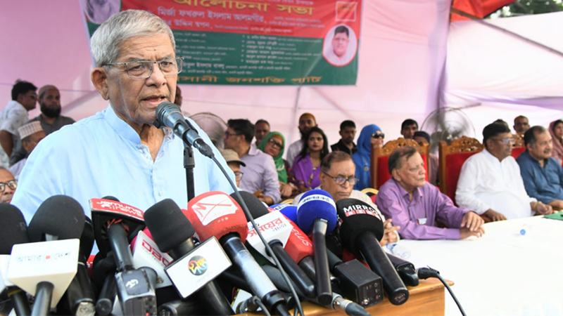 বাংলাদেশের বিরুদ্ধে উসকানিমূলক বক্তব্য দেবেন না: পশ্চিমবঙ্গ সরকারকে মির্জা ফখরুল