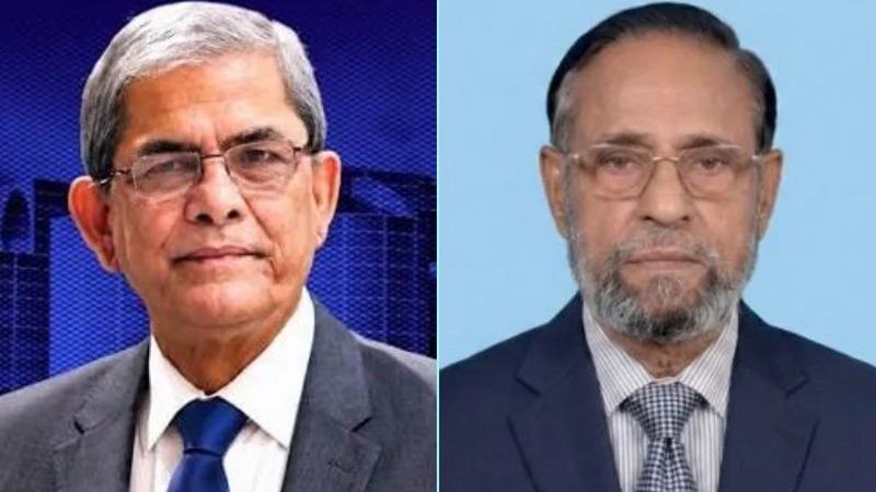 মির্জা ফখরুল ইসলাম আলমগীরকে অলি আহমদের অভিনন্দন