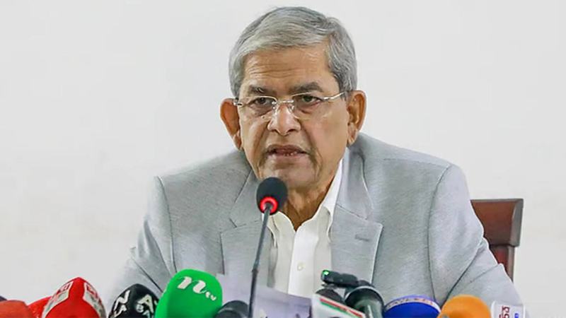 প্রতিবেশী দেশের সঙ্গে সম্পর্ক স্থিতিশীল রাখতে চায় সরকার: মির্জা ফখরুল