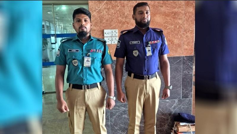 পুলিশের পোশাকে ফিরছে নীল ও অলিভ রঙ, প্রস্তাব স্বরাষ্ট্র মন্ত্রণালয়ে