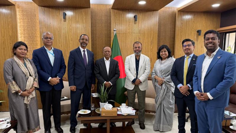 পরিবেশমন্ত্রীর সঙ্গে ইউএনডিপি বাংলাদেশের আবাসিক প্রতিনিধির সাক্ষাৎ