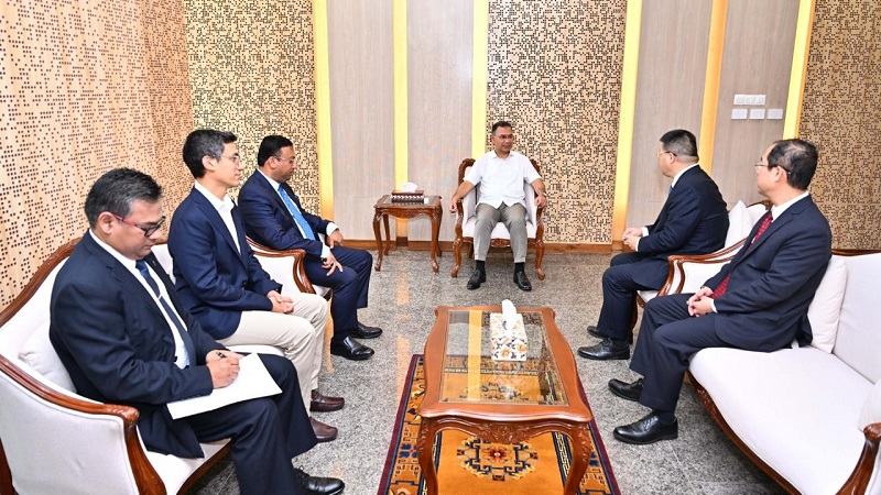 প্রধানমন্ত্রীর সঙ্গে চীনের রাষ্ট্রদূতের বিদায়ী সাক্ষাৎ
