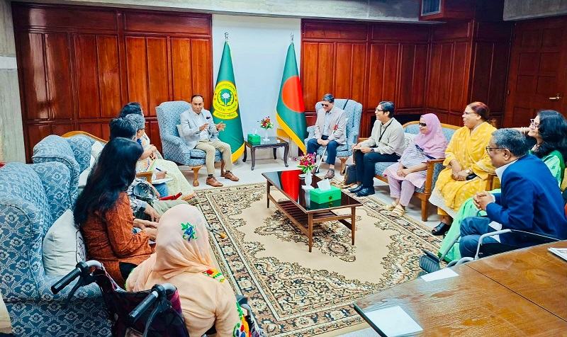 সংসদে প্রতিবন্ধী ব্যক্তিদের অধিকারবিষয়ক ককাস গঠনের প্রতিশ্রুতি ভারপ্রাপ্ত স্পিকারের