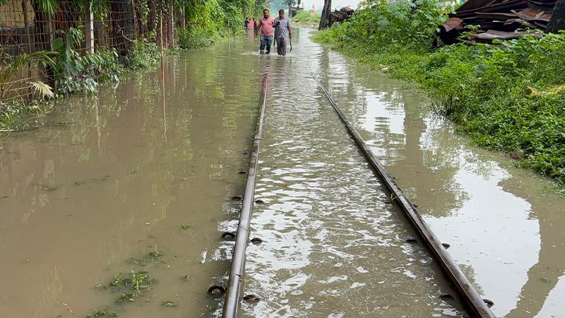 পাঁচদিন বন্ধ থাকার পর চালু হচ্ছে চট্টগ্রাম-কক্সবাজার রেল যোগাযোগ