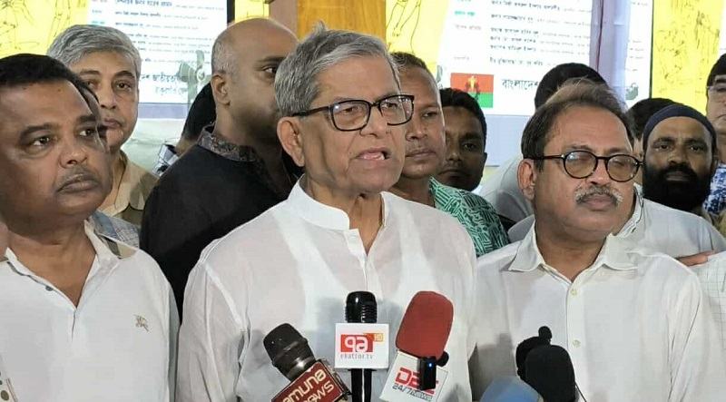 কয়েকটি দল নির্বাচন নিয়ে শঙ্কা সৃষ্টির চেষ্টা করছে: মির্জা ফখরুল